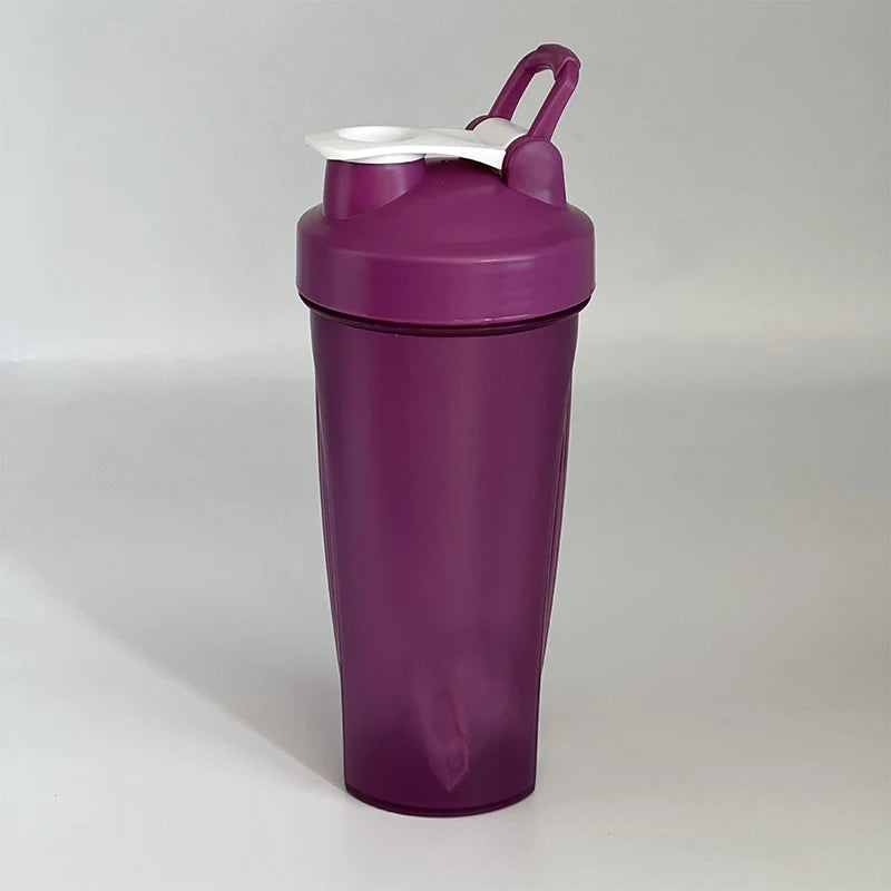 600Ml Protein Shaker Bottle Protein Powder Shake Cup for Gym Ffitness Shaker Scale Portable Water Bottle Slushy Cup