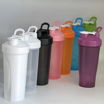 600Ml Protein Shaker Bottle Protein Powder Shake Cup for Gym Ffitness Shaker Scale Portable Water Bottle Slushy Cup