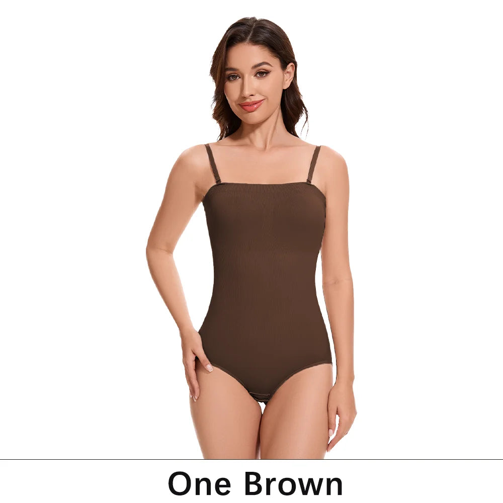 1PC Women'S Sexy Slimming Bodysuit Compression Body Shaper Open Crotch Shapewear Slimmer Smooth Comfort Bustier Bodysuit Panties