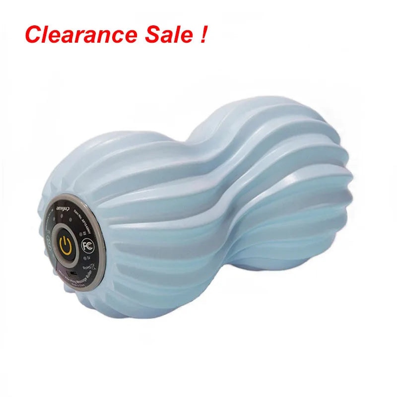 Electric Peanut Ball Foam Shaft Muscle Relaxer Leg Massage Stick Roller Exercise Fitness Equipment Vibration Yoga Column