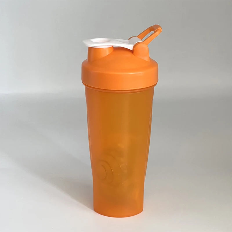 600Ml Protein Shaker Bottle Protein Powder Shake Cup for Gym Ffitness Shaker Scale Portable Water Bottle Slushy Cup