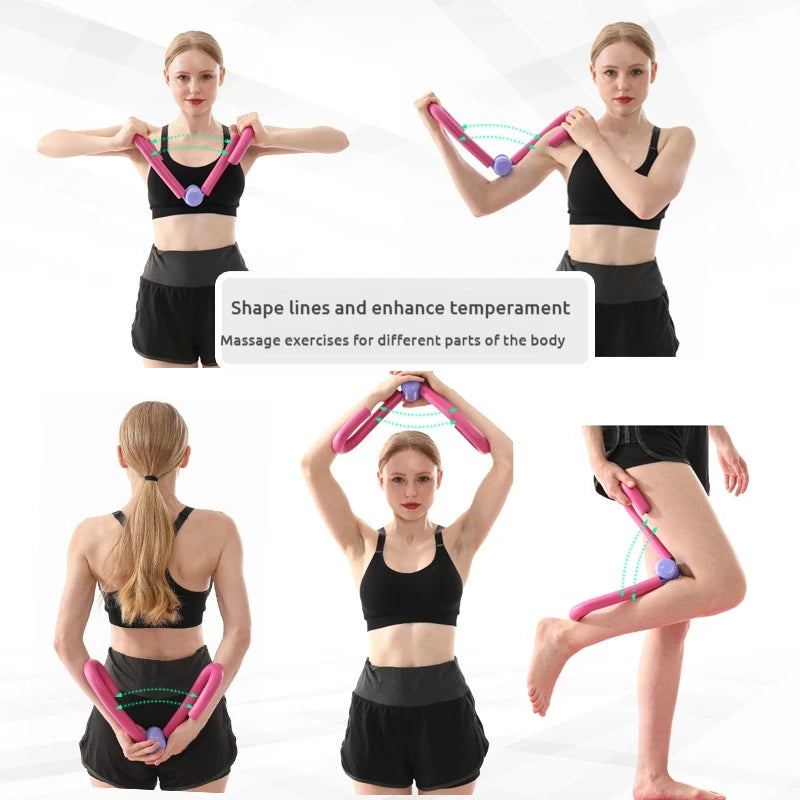 Yoga Arm Leg Trainer Tibialis Pelvic Floor Muscle Trainer Hip Fitness Sport Gym Equipment Bodybuilding Strengthens the Leg
