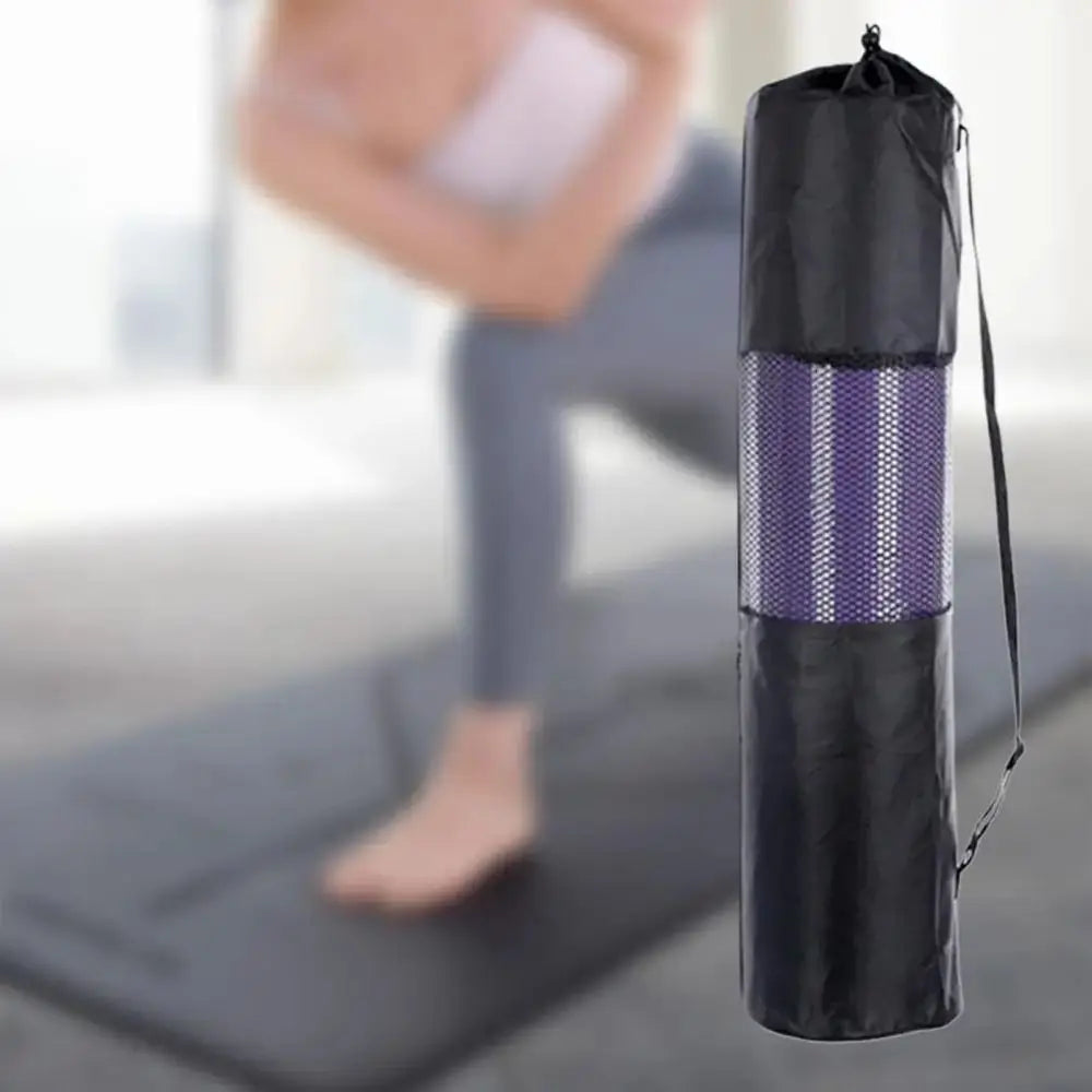 Stretching Abdominal Muscles Yoga Mat Bag Mesh Adjustable Strap Yoga Mat Pack Sport Tool Organizer Yoga Sports Bag
