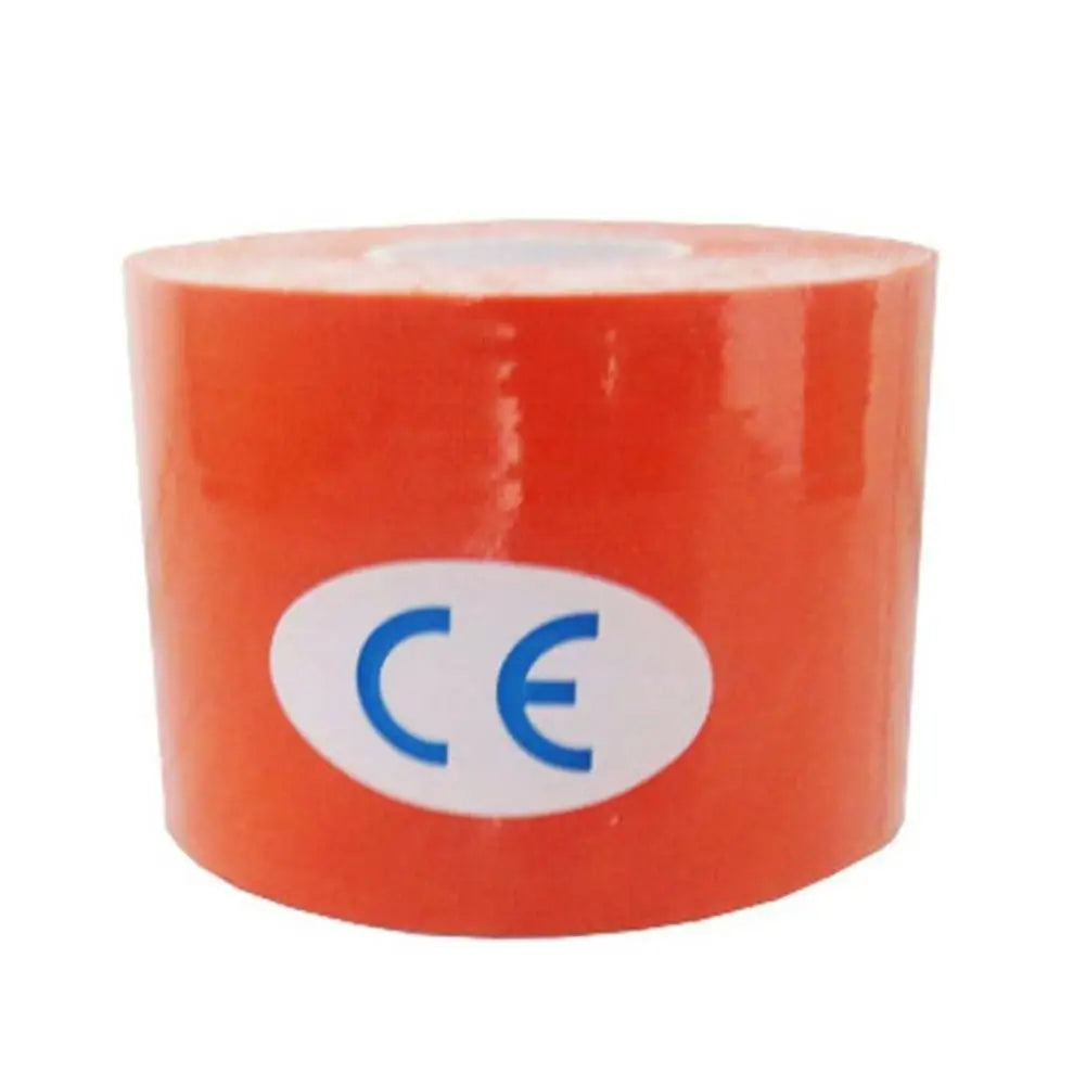 1 Roll Sport Bandage Breathable Lightweight Cotton Intramuscular Kinesiology Bandage Patch Tape for Fitness Muscle Exercise