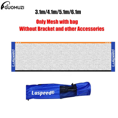 Professional Badminton Net Portable Folding Standard Indoor Outdoor Sports Volleyball Tennis Training Square Nets Mesh 4 Sizes