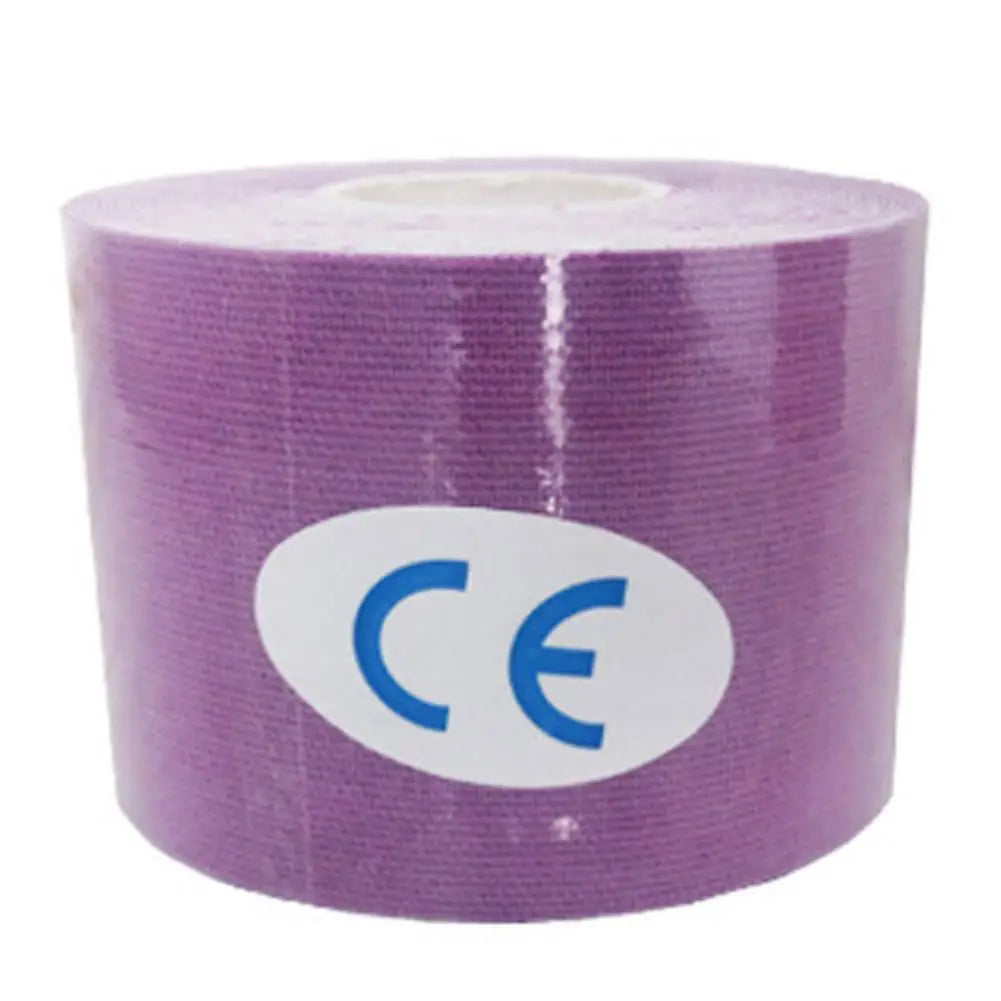 1 Roll Sport Bandage Breathable Lightweight Cotton Intramuscular Kinesiology Bandage Patch Tape for Fitness Muscle Exercise