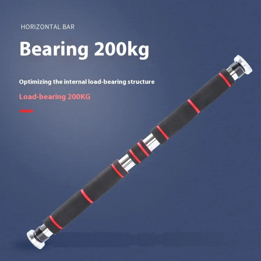 Indoor Fitness Equipment Door Pull-Up Bar Home Exercise Bar with Anti-Rotation Lock for Fitness Enthusiasts