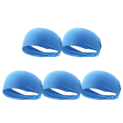 1PC Sports Headband Running Fitness Sweatband Quick-Dry Elastic Absorbent Men Women Cycling Jog Tennis Yoga Gym Hair Bandage