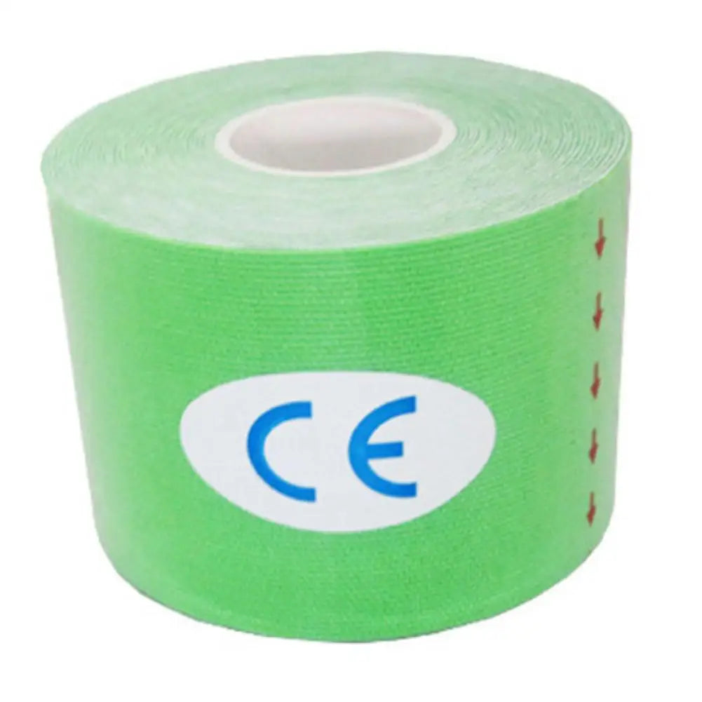 1 Roll Sport Bandage Breathable Lightweight Cotton Intramuscular Kinesiology Bandage Patch Tape for Fitness Muscle Exercise
