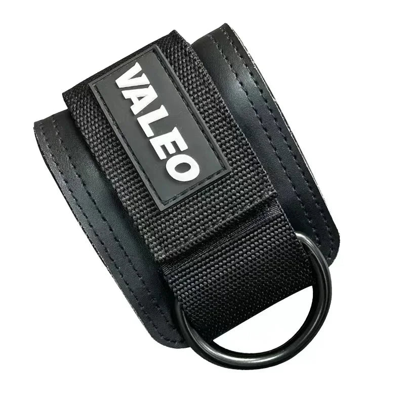 1Pcs Leather Fitness Ankle Straps Adjustable D-Ring Foot Support Cuffs Gym Leg Strength Workouts Pulley Buckle Sports Feet Guard