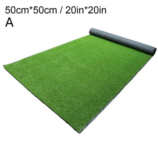 Realistic Artificial Grass Turf - Indoor/Outdoor Fake Lawn Mat for Balcony, Garden, Nursery Uv-Resistant Eco-Friendly Decor