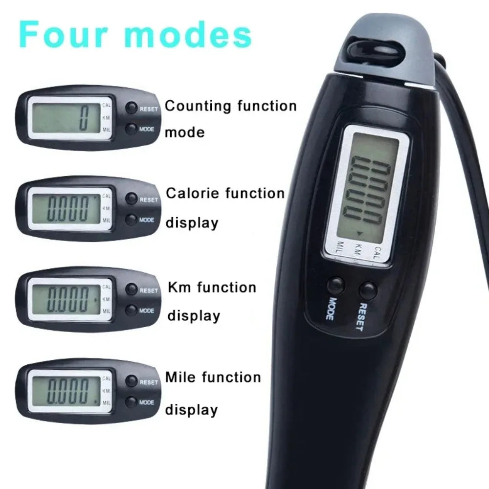 A Set of Multi-Functional Digital Counting Skipping Rope Smart Wireless Ball Dual-Purpose Indoor Cordless Skipping Rope Cordless