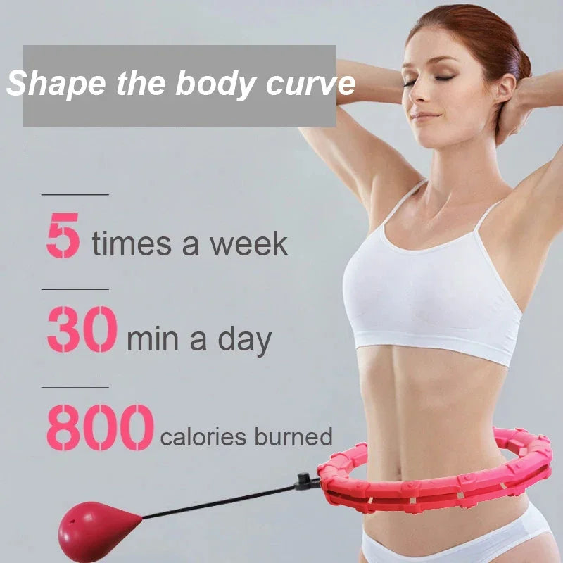 Adjustable Smart Hoop Abdomen Slim Waist Sports Removable Hola Hoop Fitness Hola Hoop