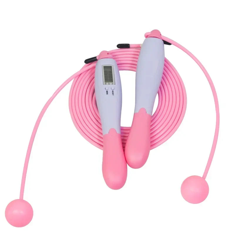 A Set of Multi-Functional Digital Counting Skipping Rope Smart Wireless Ball Dual-Purpose Indoor Cordless Skipping Rope Cordless