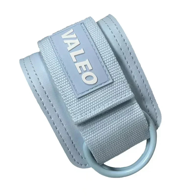 1Pcs Leather Fitness Ankle Straps Adjustable D-Ring Foot Support Cuffs Gym Leg Strength Workouts Pulley Buckle Sports Feet Guard