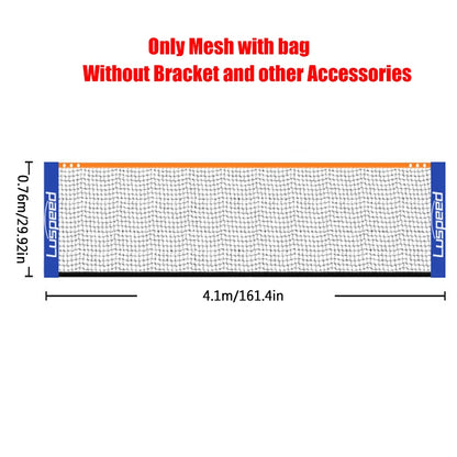 Professional Badminton Net Portable Folding Standard Indoor Outdoor Sports Volleyball Tennis Training Square Nets Mesh 4 Sizes