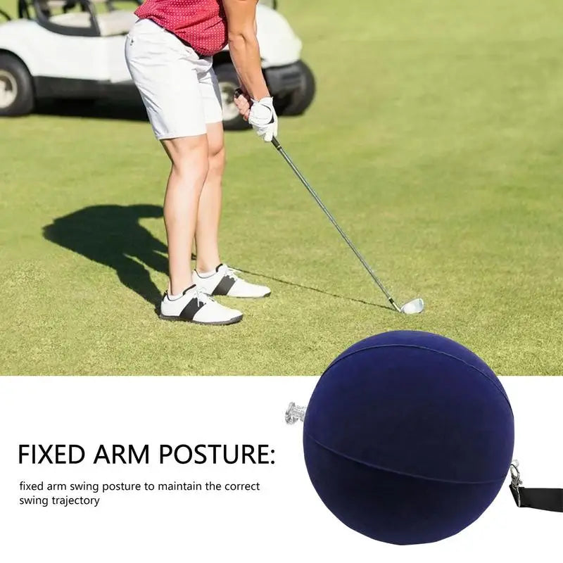 Golf Trainer Ball Inflatable Adjustable Practice Tool Proper Golf Accessories Swing Trainer Aids Assist Posture Correction