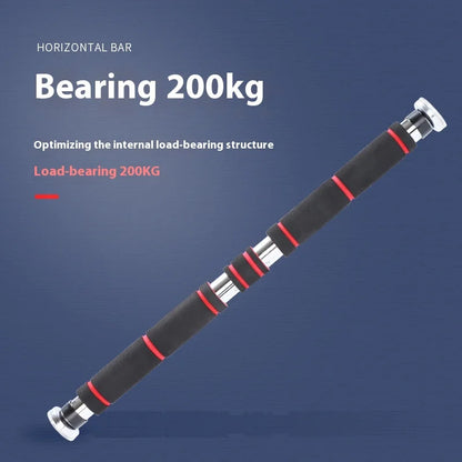 Indoor Fitness Equipment Door Pull-Up Bar Home Exercise Bar with Anti-Rotation Lock for Fitness Enthusiasts