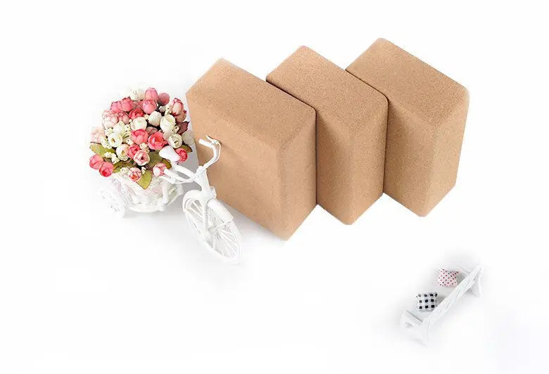 Custom Logo High Quality Massage Roller Block Set Cork Yoga Ball Wholesale Cork Yoga Block
