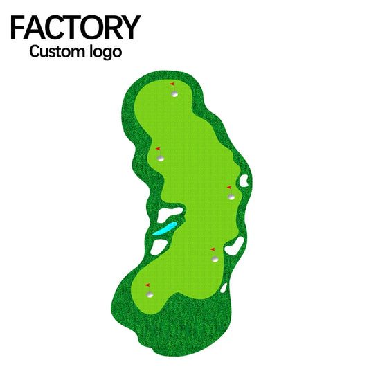GL007 Golf High-Quality Training Aids Custom Outdoor Green Trainer Mat