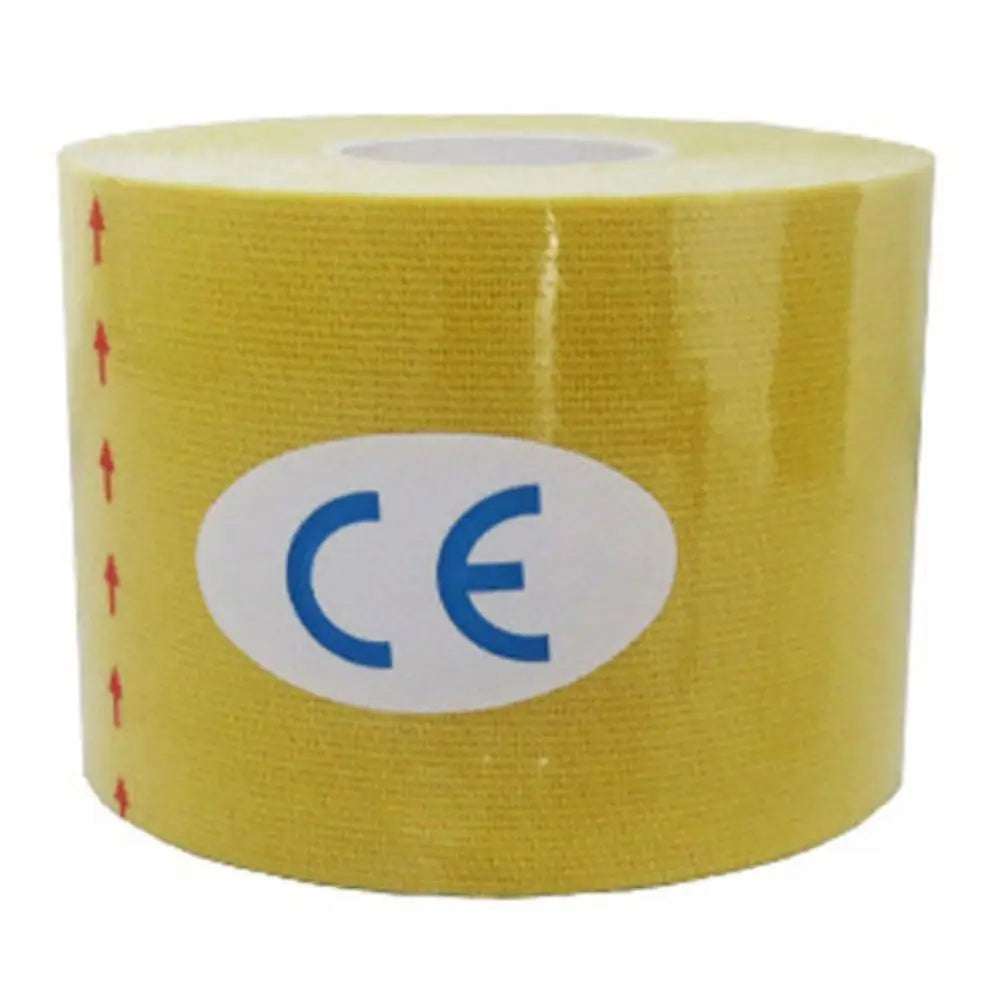 1 Roll Sport Bandage Breathable Lightweight Cotton Intramuscular Kinesiology Bandage Patch Tape for Fitness Muscle Exercise