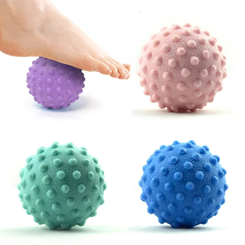 Durable TPE Spiky Massage Ball Trigger Point Sport Fitness Hand Foot Pain Relief Plantar Fasciitis Reliever Hedgehog 4.5Cm Balls