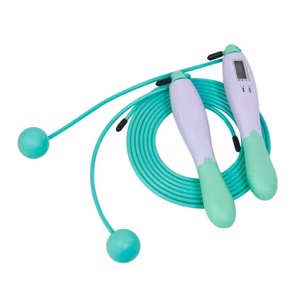 A Set of Multi-Functional Digital Counting Skipping Rope Smart Wireless Ball Dual-Purpose Indoor Cordless Skipping Rope Cordless
