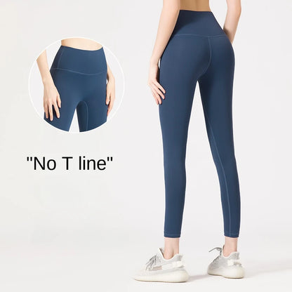 S-3XL Hot Sale Fitness Enggings Female Full Length Leggings Running Pants Comfortable and Formfitting Yoga Pants Look Slimmer