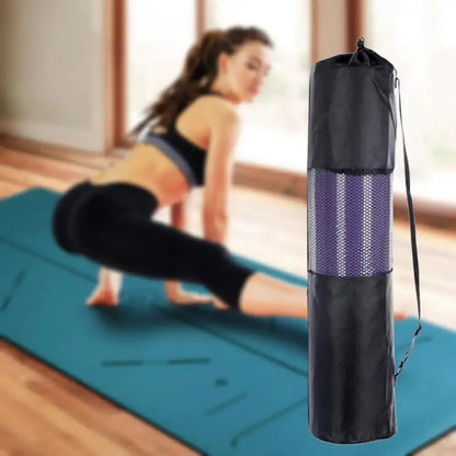 Stretching Abdominal Muscles Yoga Mat Bag Mesh Adjustable Strap Yoga Mat Pack Sport Tool Organizer Yoga Sports Bag