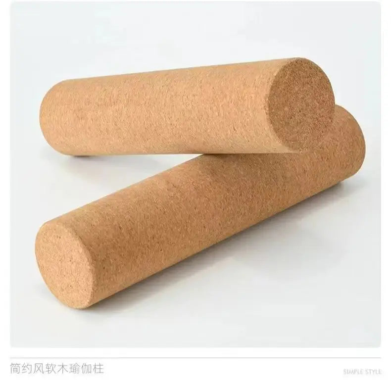 Custom Logo High Quality Massage Roller Block Set Cork Yoga Ball Wholesale Cork Yoga Block