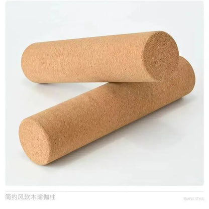 Custom Logo High Quality Massage Roller Block Set Cork Yoga Ball Wholesale Cork Yoga Block