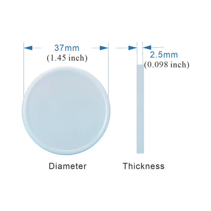 100Pcs Plastic Poker Chips Counting Chips Tokens for Bingo Game Board Games Math Teaching Activity White