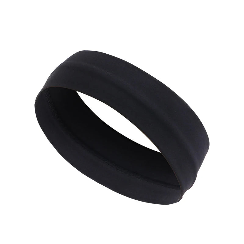 Men Sport Elastic Headbands Thick Non-Slip Sweatband Sports Gym Headband Women Men Breathable Basketball Fitness Yoga Hair Band
