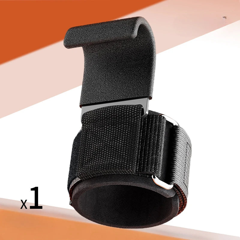 1/2Pcs Lifting Hook Wrist Strap Hand Grip Support Hard Pull Lifting Fitness Gloves for Men and Women Fitness Equipment Gym